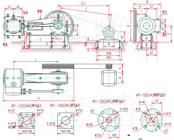 WY-50(V5)WY-100(W4)WY-200(W5)ʽձðbߴD
